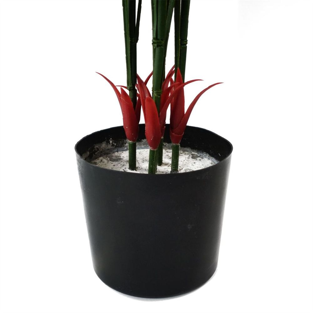 20cm Ceramic Barrel Planter with Artificial Dracaena for Stylish Home or Office Decor