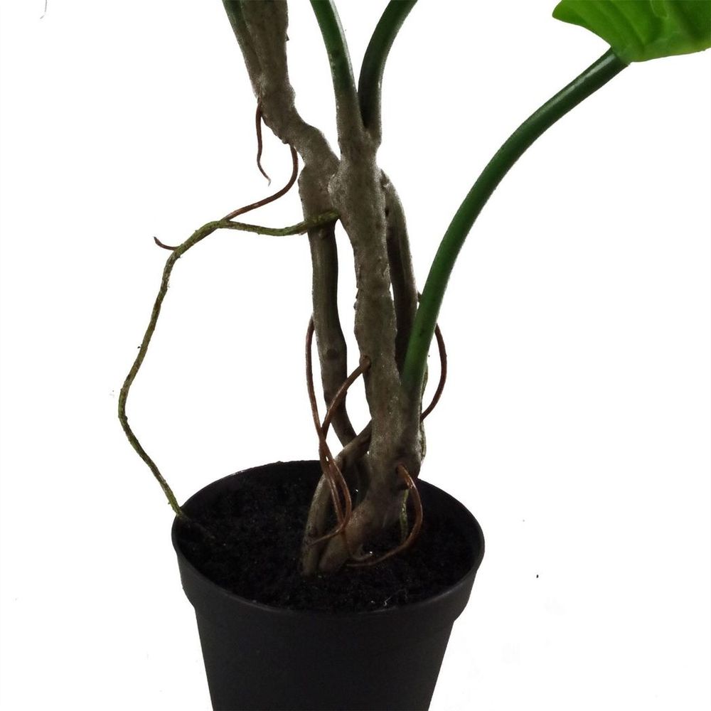 65cm Artificial Monstera Plant with Twisted Stem, Lifelike Décor