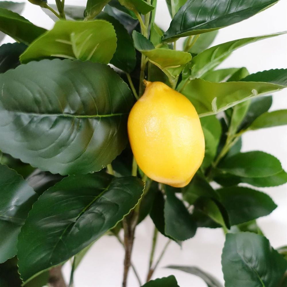 150cm Premium Artificial Lemon Tree for a Touch of Freshness in Home Decor