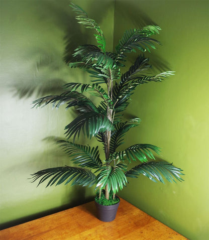 140cm Large Artificial Bushy Palm Tree, Lifelike Tropical Décor