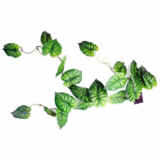 120cm Artificial Trailing Alocasia Dragon Scale Plant - Realistic Natural Look
