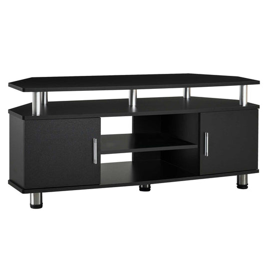 TV Unit Cabinet with Storage Shelves and Cupboard for Entertainment Centre