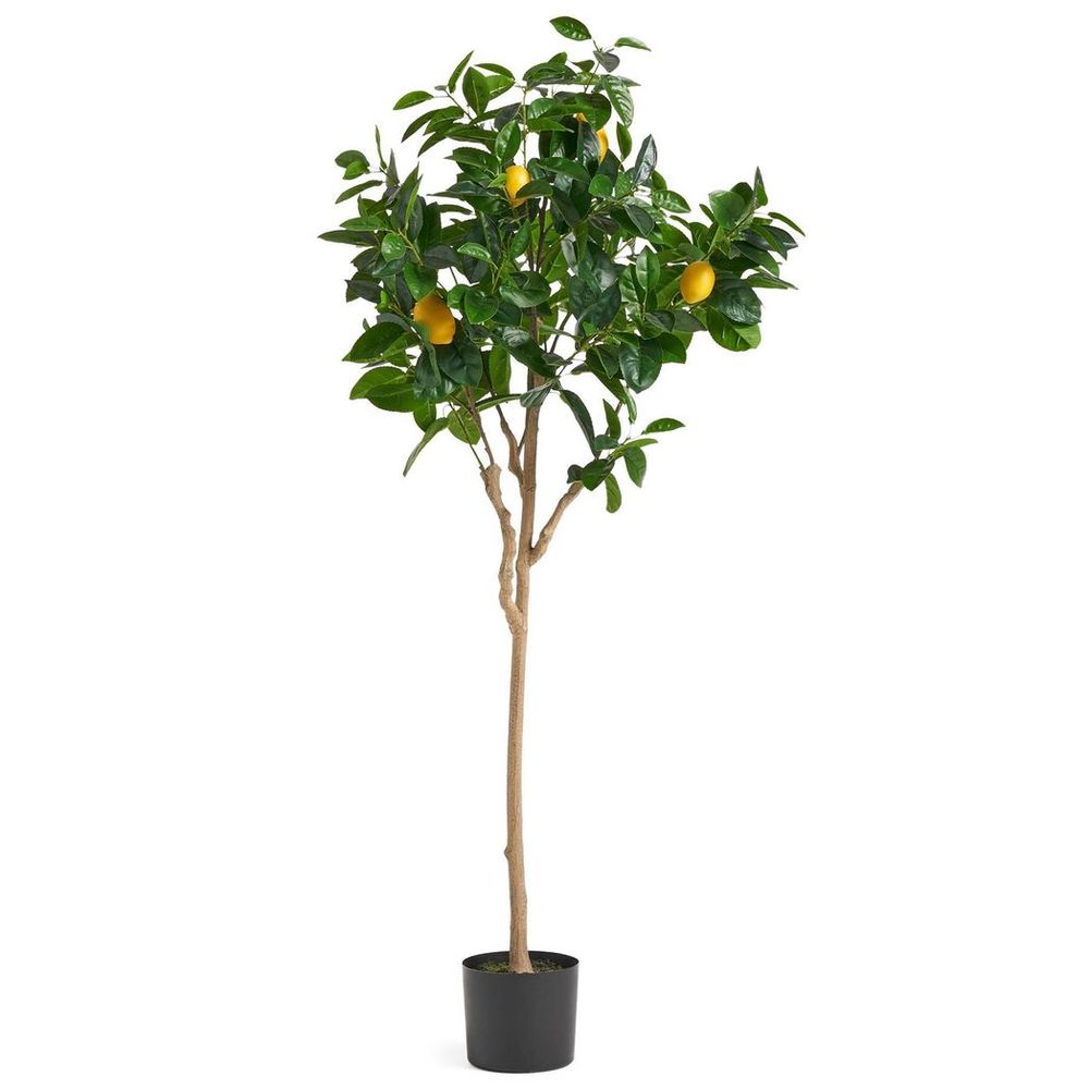 150cm Premium Artificial Lemon Tree for a Touch of Freshness in Home Decor