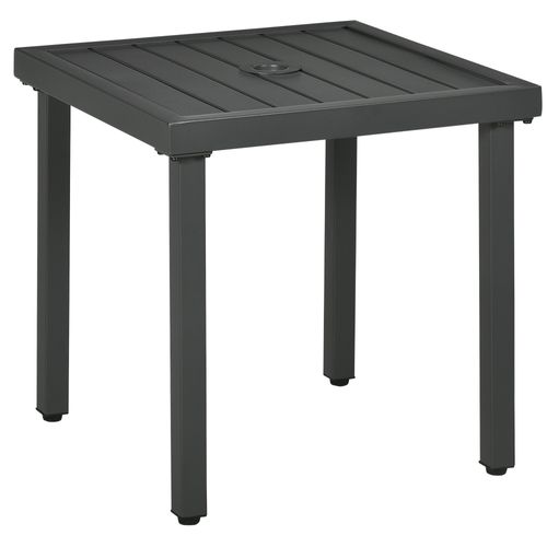 Versatile Garden Side Table with Umbrella Hole - Stylish & Sturdy