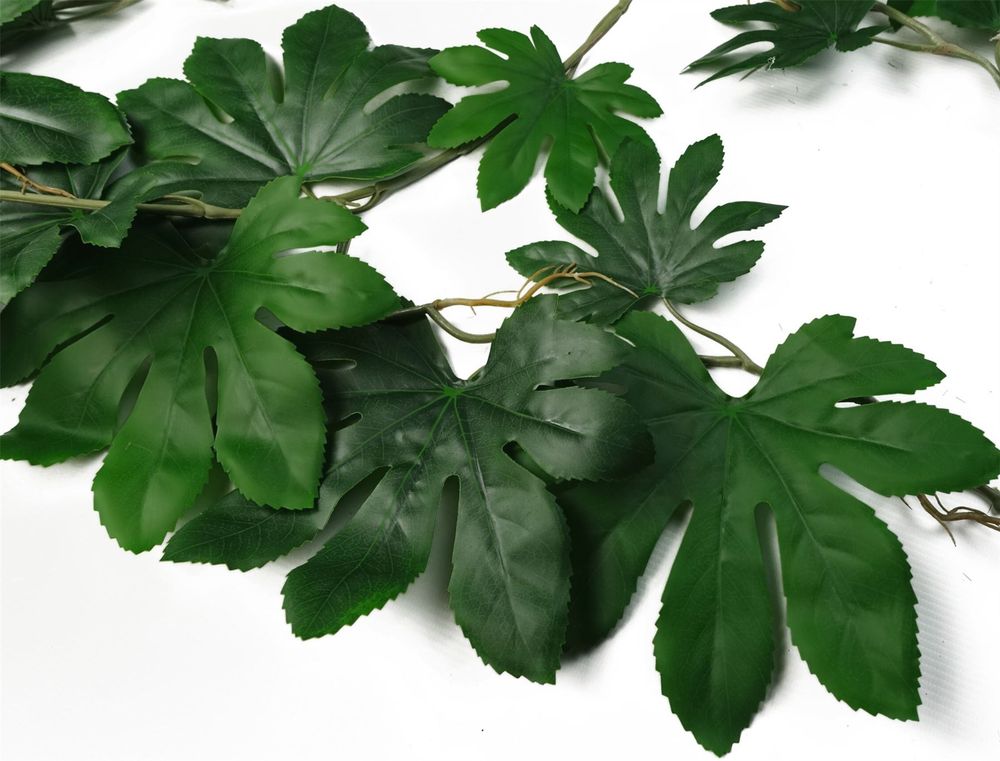 Set of 6 x 110cm Artificial Hanging Trailing Aralia Plants