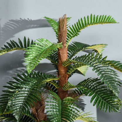 Artificial Fern Tree with 36 Leaves and Nursery Pot, Fake Plant 150cm for Lush Green Spaces