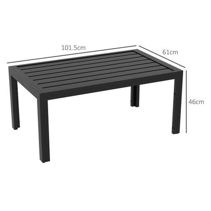 Black Outdoor Side Table – Stylish, Durable, Weather-Resistant Design