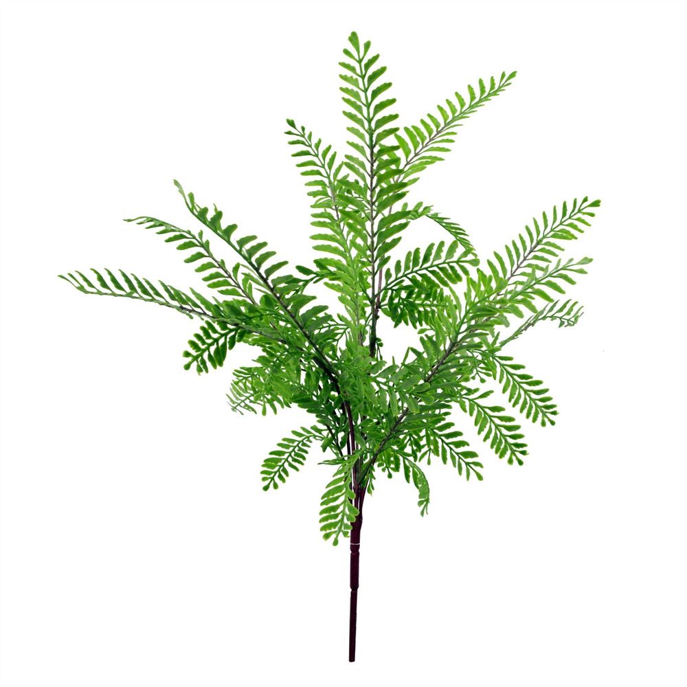 Set of 6 x 55cm Light Green Artificial Himalayan Maidenhair Fern Bushes