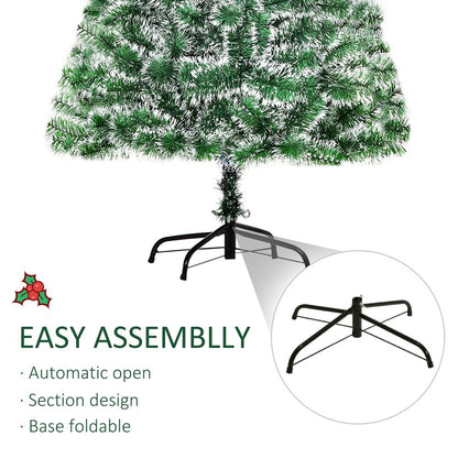 5ft Indoor Artificial Christmas Tree with 416 Tips - Metal Stand - Xmas Decor
