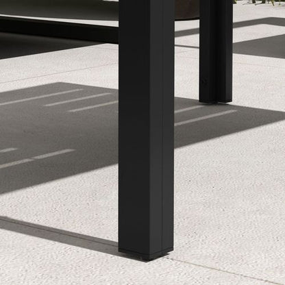 Black Outdoor Side Table – Stylish, Durable, Weather-Resistant Design