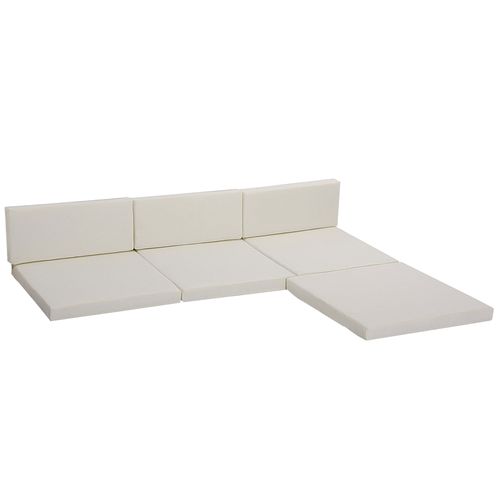 Cushion Pad Set for Rattan Furniture, 7 Piece Garden,Cream