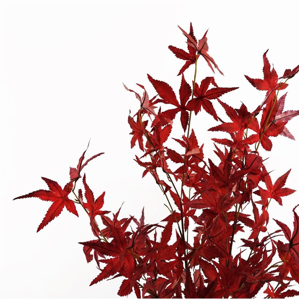 120cm Artificial Red Maple Tree - Stunning Autumn Decor for Any Space