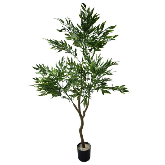 90cm UV-Resistant Potted Grass Plant with Artificial Foliage Display