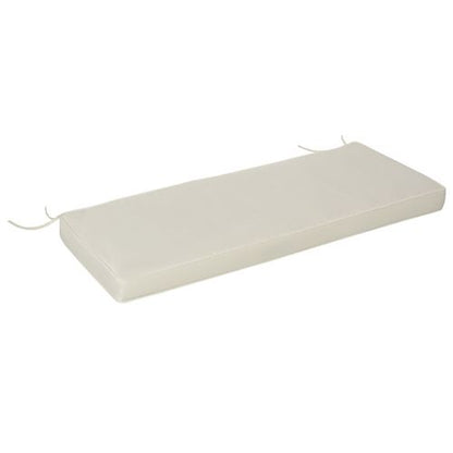 Cream White 2-Seater Bench Cushion - Ultimate Comfort & Durability