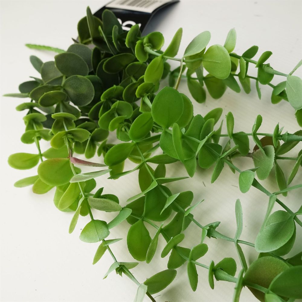 Set of 6 x 80cm Artificial Hanging Trailing Eucalyptus Plants