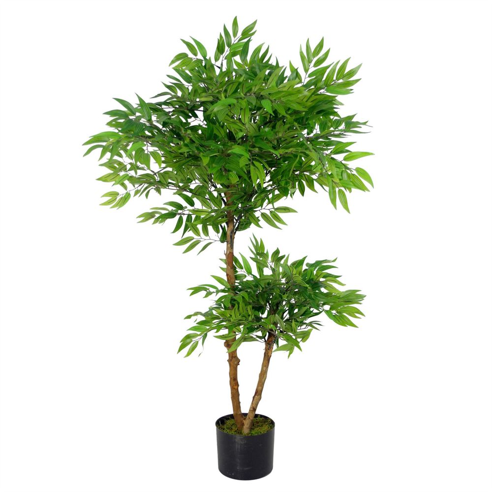 100cm Premium Mini Ruscus Tree - Luxurious Decor for Every Space