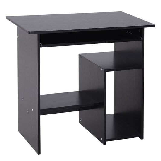 Black Computer Desk with 73.5 cm Height, Ideal for Comfortable Office Work