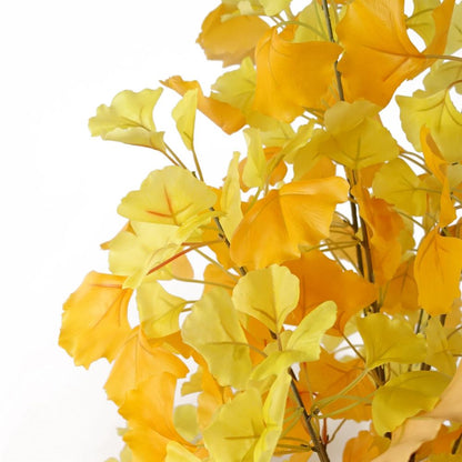 150cm Artificial Yellow Ginkgo Tree - 510 Leaves for Stunning Autumn Vibes