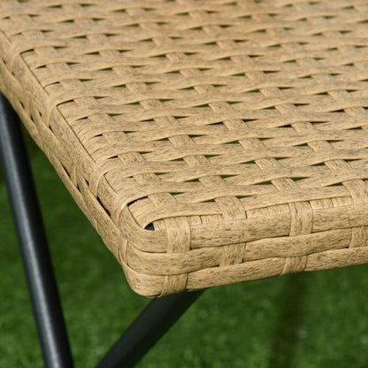 Folding Rattan Coffee Table - Stylish, Durable, Space-Saving Design