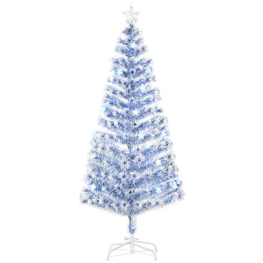 Artificial Fibre Optic Christmas Tree with 26 LED Lights for Festive Seasonal Decoration