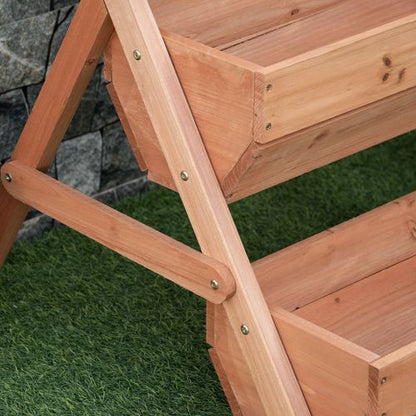 3-Tier Wooden Elevated Garden Bed Kit - Bloom in Style!