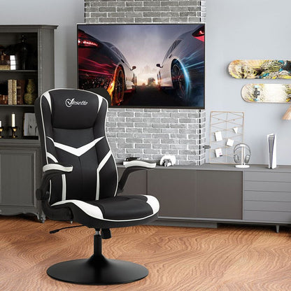 Height Adjustable Racing Office Chair in PVC Leather for Gaming and Office Use