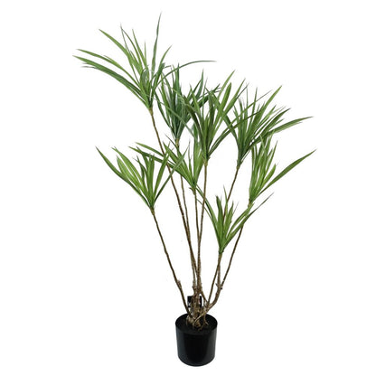 125cm Dragon Tree Dracaena - Natural Look Artificial Plant for Home