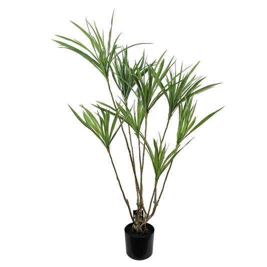 125cm Dragon Tree Dracaena - Natural Look Artificial Plant for Home
