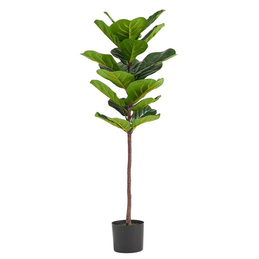 120cm Premium Fiddle Fig Tree - Elegant Lifelike Decor for Interiors