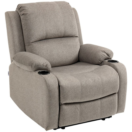 Recliner Armchair for Living Room with Built-in Cup Holder for Added Convenience