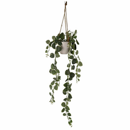 90cm Artificial String of Hearts Plant, Realistic Trailing Look for Indoor Hanging Displays