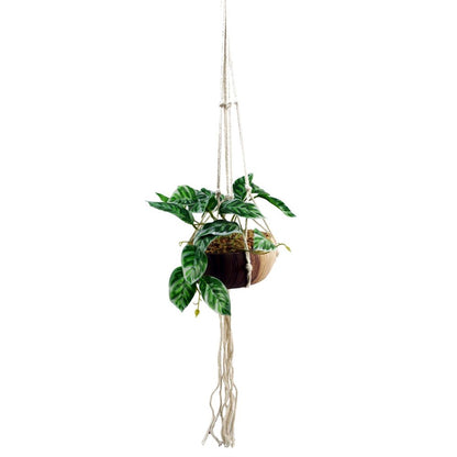 85cm Hanging Artificial Pothos Plant - Complete with Planter