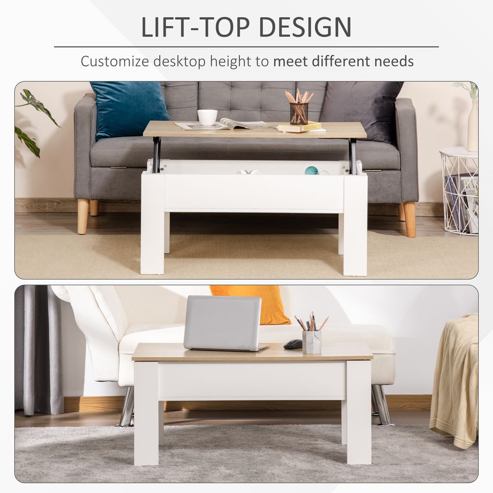 Lift Top Coffee Table with Storage Compartment for Your Living Room Centrepiece