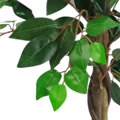 110cm Large Bushy Artificial Ficus Tree - Lush Indoor Decoration