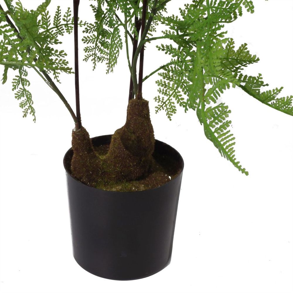 60cm Artificial Fern Plant with Natural Moss Base Foliage