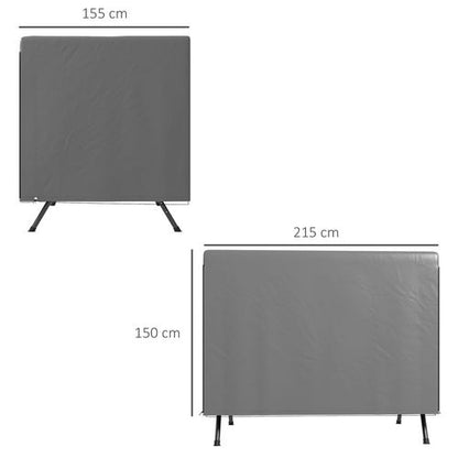 Patio Swing Chair Cover Garden Furniture Protector 215x155x150cm Grey