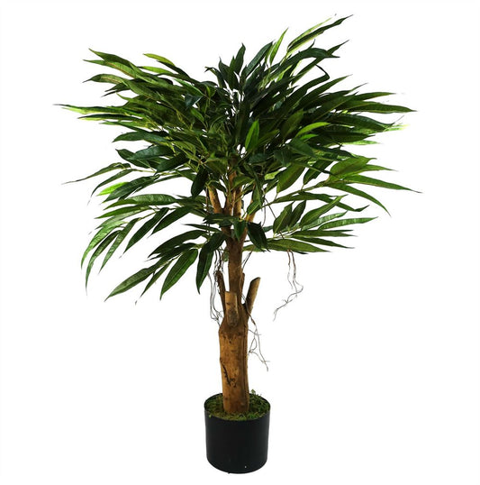 100cm Longifolia Ficus Tree - Natural Trunk for Stunning Decor