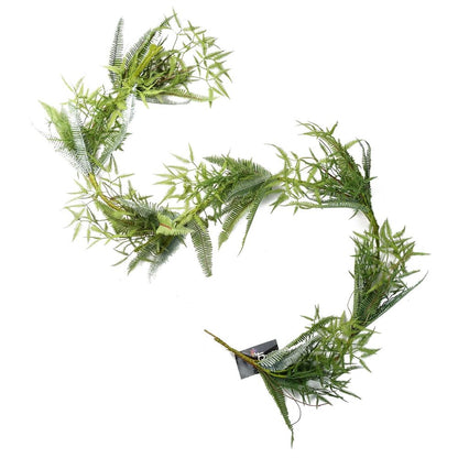 180cm Lifelike Hanging Trailing Fern Garland Plant - Perfect Faux Greenery for Elegant Décor