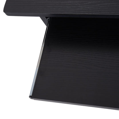 Black Computer Desk with 73.5 cm Height, Ideal for Comfortable Office Work