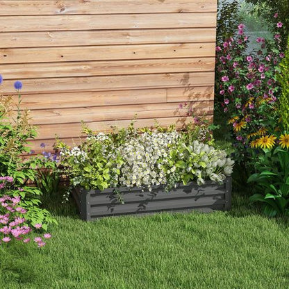 Elevated Garden Bed - Steel Planter Box for Thriving Flowers