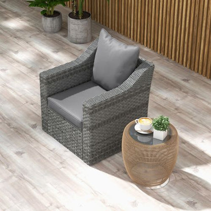 Charcoal Grey One-Piece Outdoor Cushion for Ultimate Relaxation