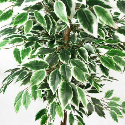 150cm Lifelike Silk Ficus Tree – Elegant Faux Plant for Contemporary Interiors