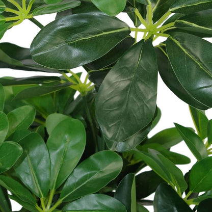 55cm Dark Green Artificial Umbrella Plant for Vibrant Indoor Settings