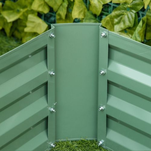 Galvanized Raised Garden Beds - Easy-Setup Planter Box Set of 2