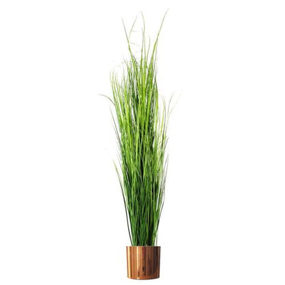 Metal Planter Plant Pot with Polished Copper Finish 20 x 18cm