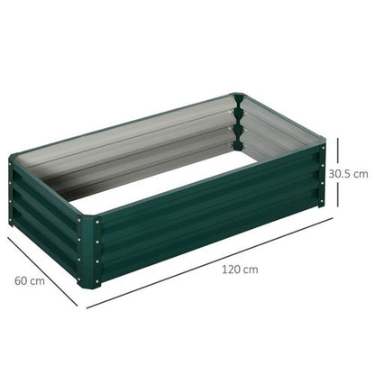 Modular Steel Raised Garden Bed Planter Box for Vibrant Vegetables & Flowers