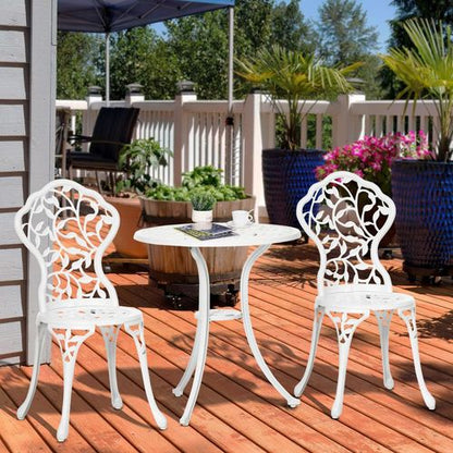 Elegant Aluminium Bistro Set - Stylish Outdoor Dining for Any Space