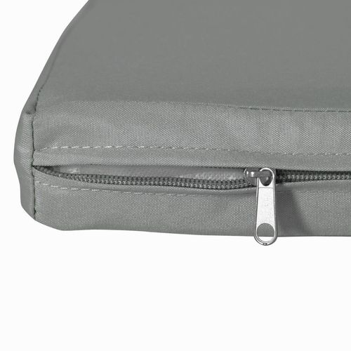 3 Piece Outdoor Cushion Pad Set for Garden Furniture Cushions, Dark Grey