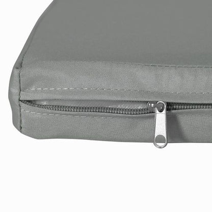 3 Piece Outdoor Cushion Pad Set for Garden Furniture Cushions, Dark Grey