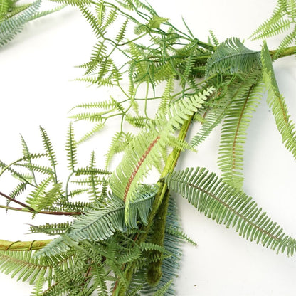 180cm Lifelike Hanging Trailing Fern Garland Plant - Perfect Faux Greenery for Elegant Décor